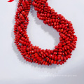 Woven 6-Stranded Lopa Necklace W/kukui Nuts